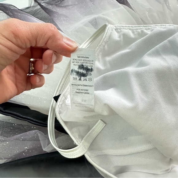 Weissman Small Adult The Great Secret White & Black/Dark Purple Ombre' Tutu - Picture 9 of 11